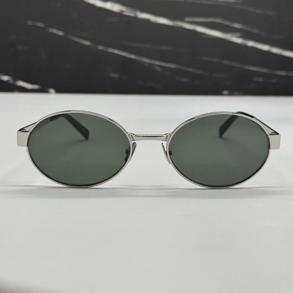 NEW SAINT LAURENT SL692 OO2 SILVER UNISEX SUNGLASSES SAINT LAURENT SL 692 OO2 - Picture 3 of 11